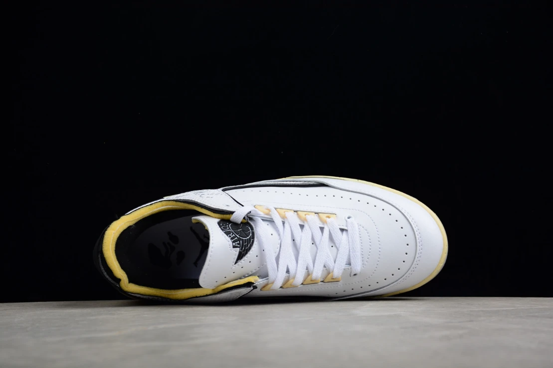 Off-White X Air Jordan 2 Low White Yellow by Air Jordan