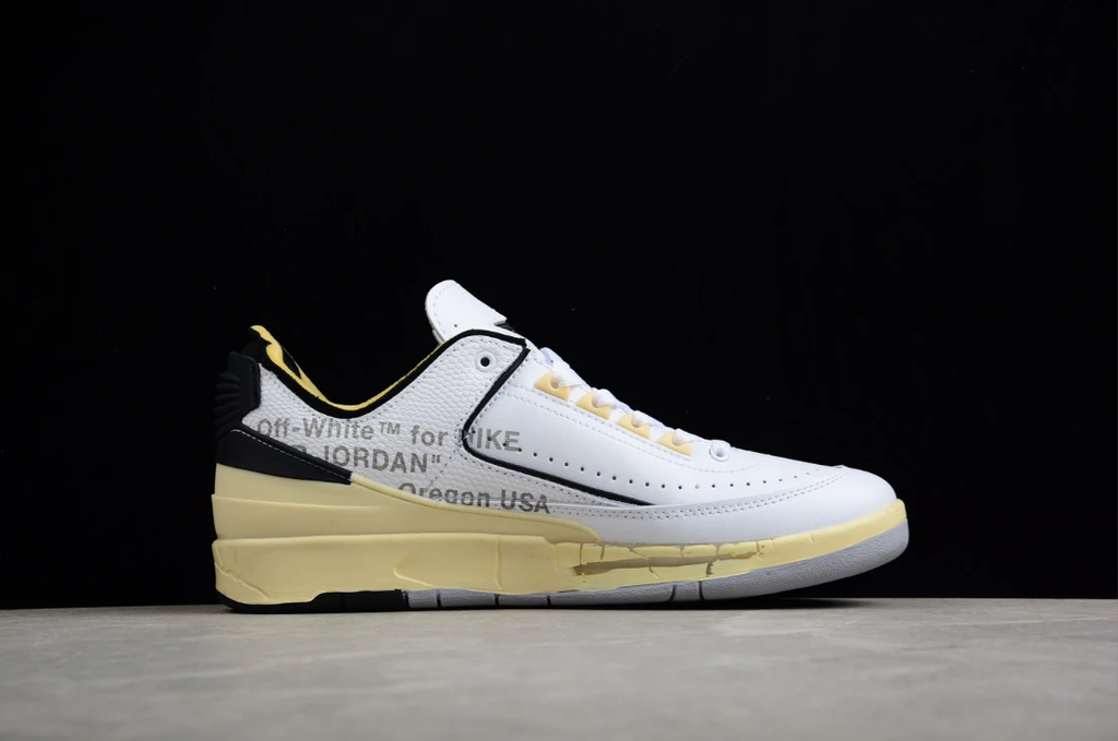 Off-White X Air Jordan 2 Low White Yellow by Air Jordan