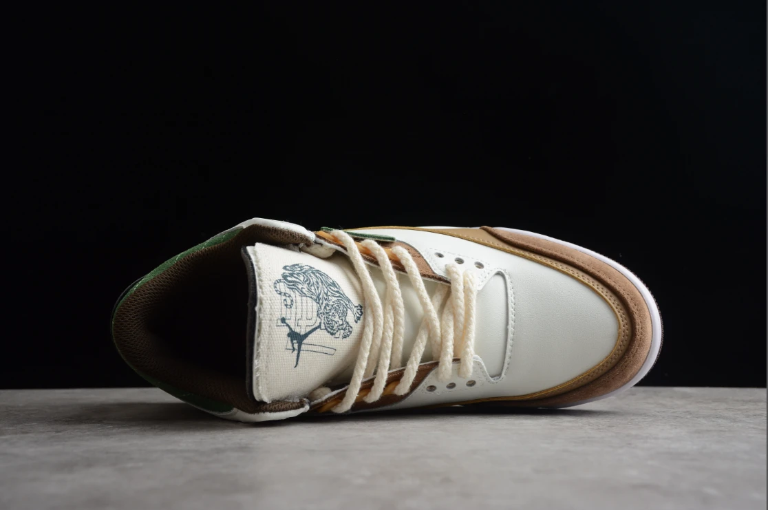 Air Jordan 3 Retro SE White Dark Brown Green by Air Jordan
