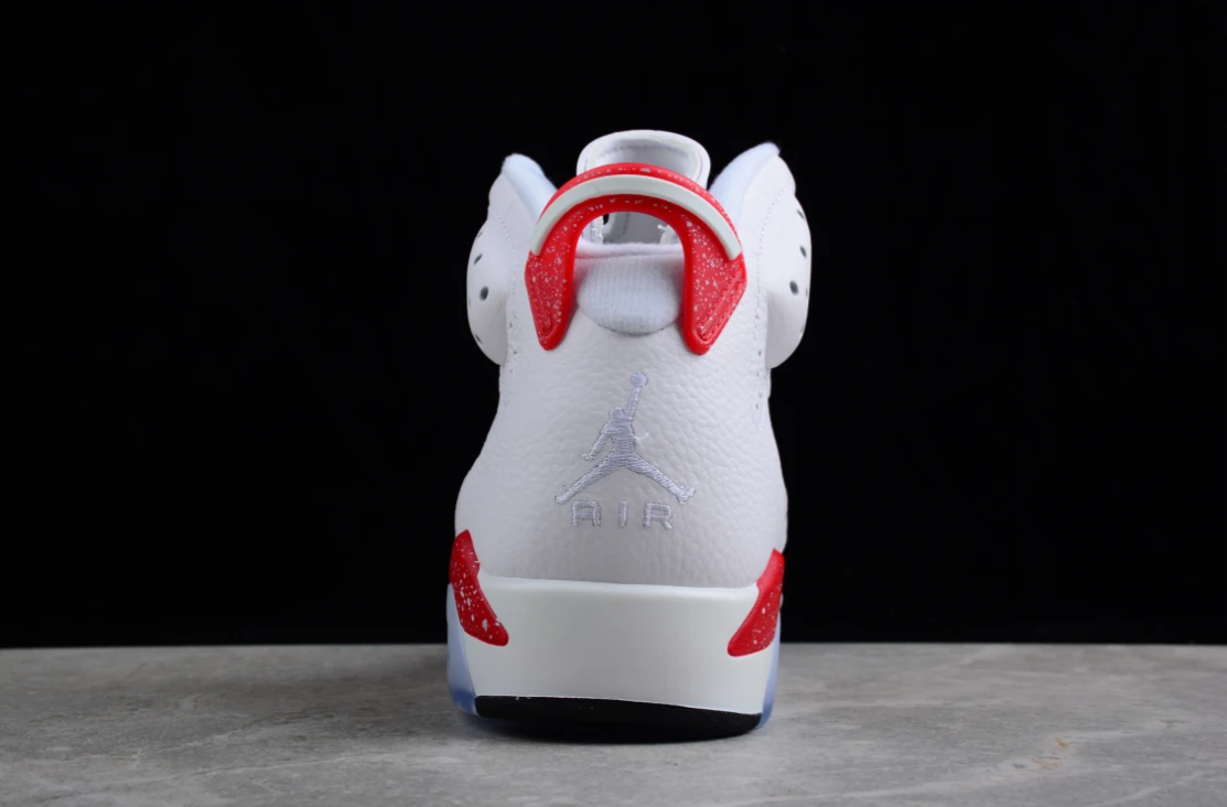 Air Jordan 6 'White and University Red' by Air Jordan