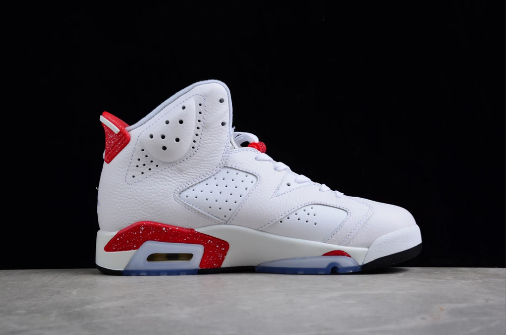 Air Jordan 6 'White and University Red' by Air Jordan