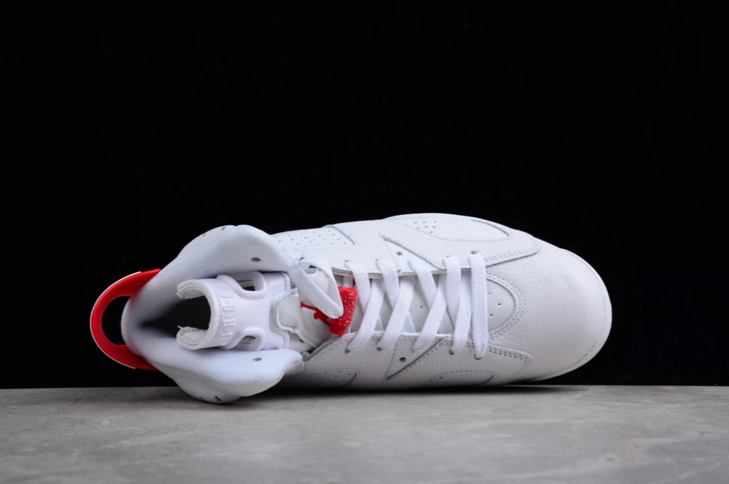 Air Jordan 6 'White and University Red' by Air Jordan