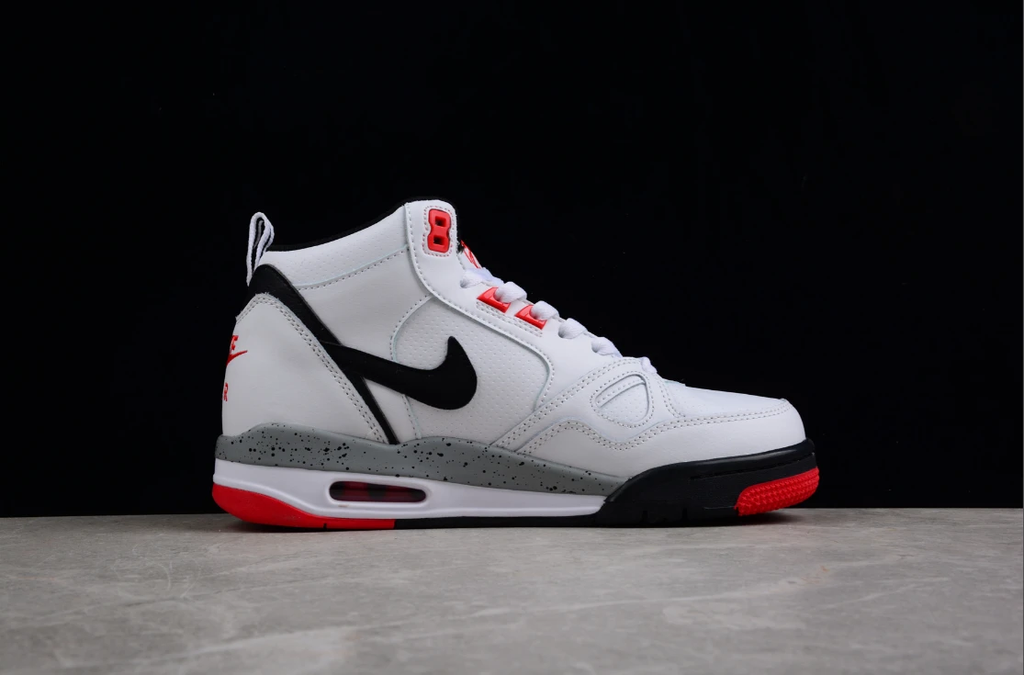NK Air Flight 13 Retro White University Red Dark Grey by Air Jordan