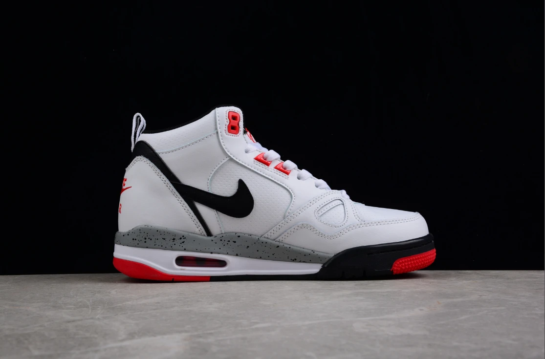 NK Air Flight 13 Retro White University Red Dark Grey by Air Jordan