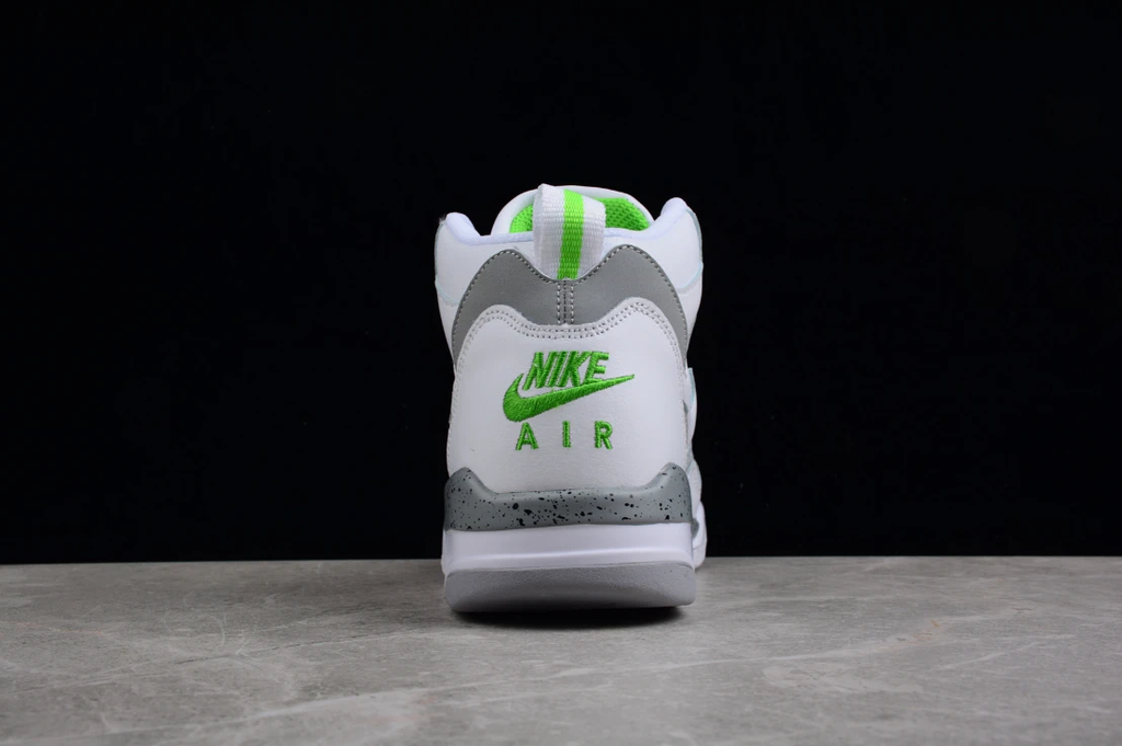 NK Air Flight 13 Mid White Grey Green by Air Jordan