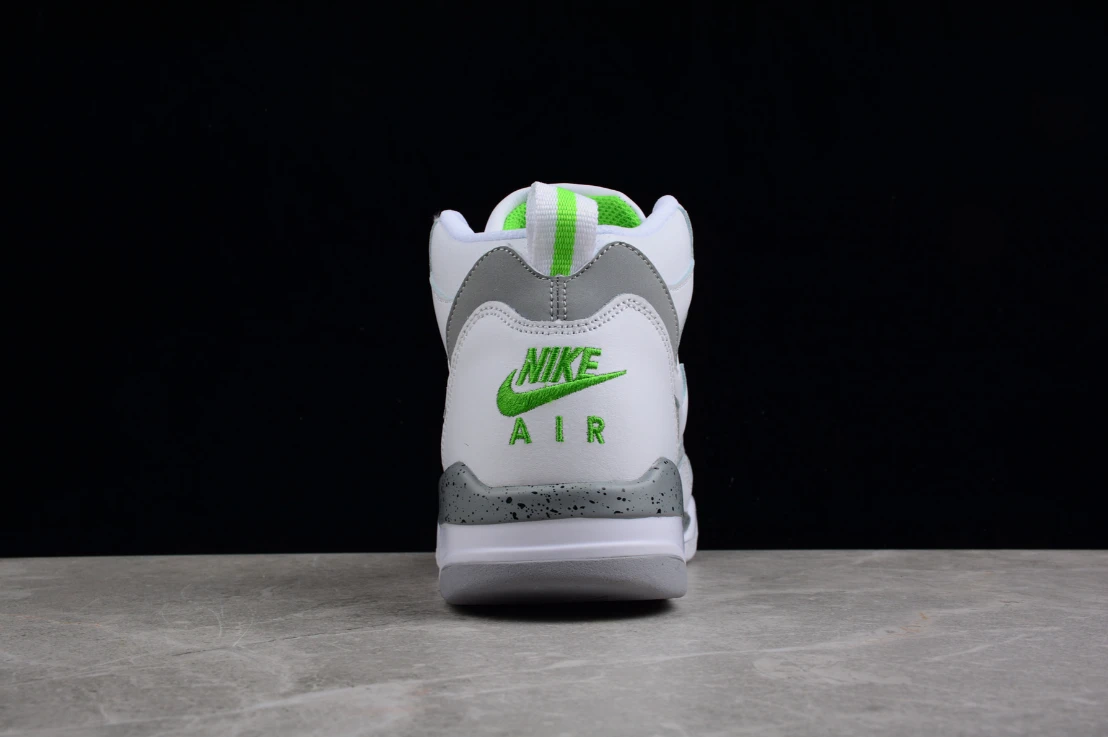 NK Air Flight 13 Mid White Grey Green by Air Jordan