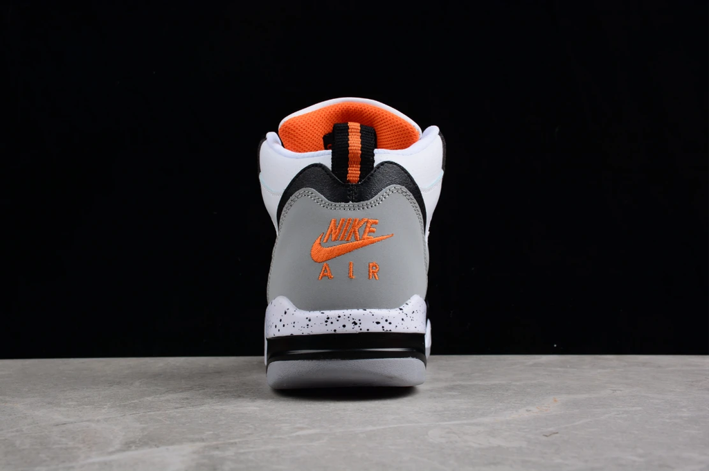 NK Air Flight 13 Mid White Wolf Grey Total Orange Black by Air Jordan