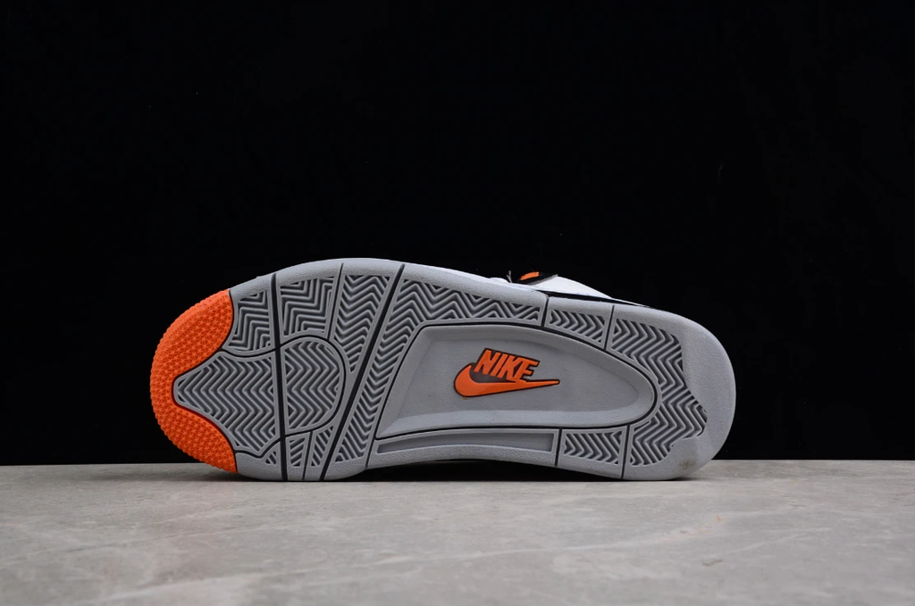 NK Air Flight 13 Mid White Wolf Grey Total Orange Black by Air Jordan