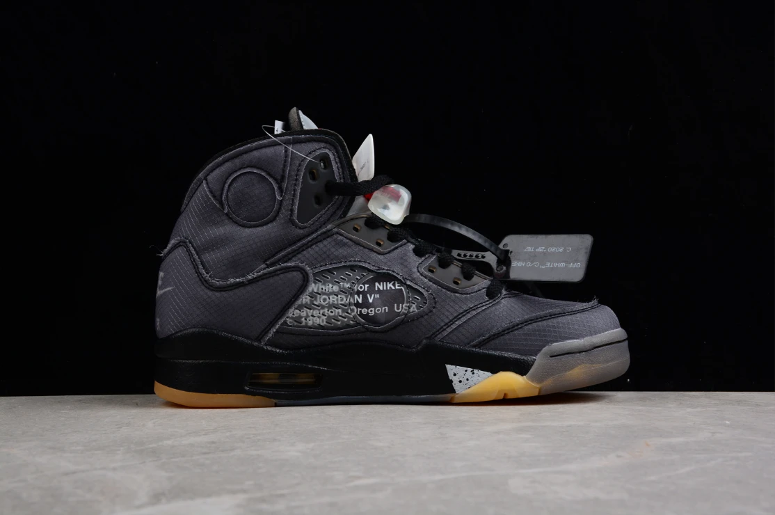Off-White X Air Jordan 5 Black by Air Jordan