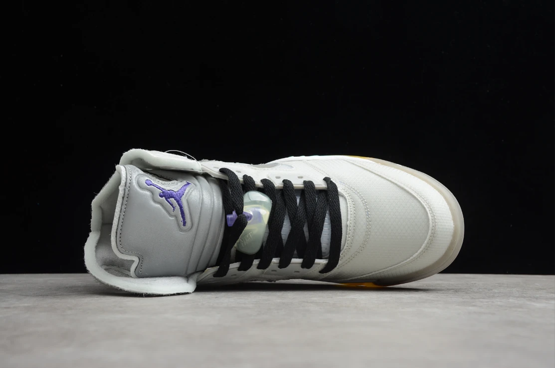 Off-White X Air Jordan 5 Grey Green by Air Jordan