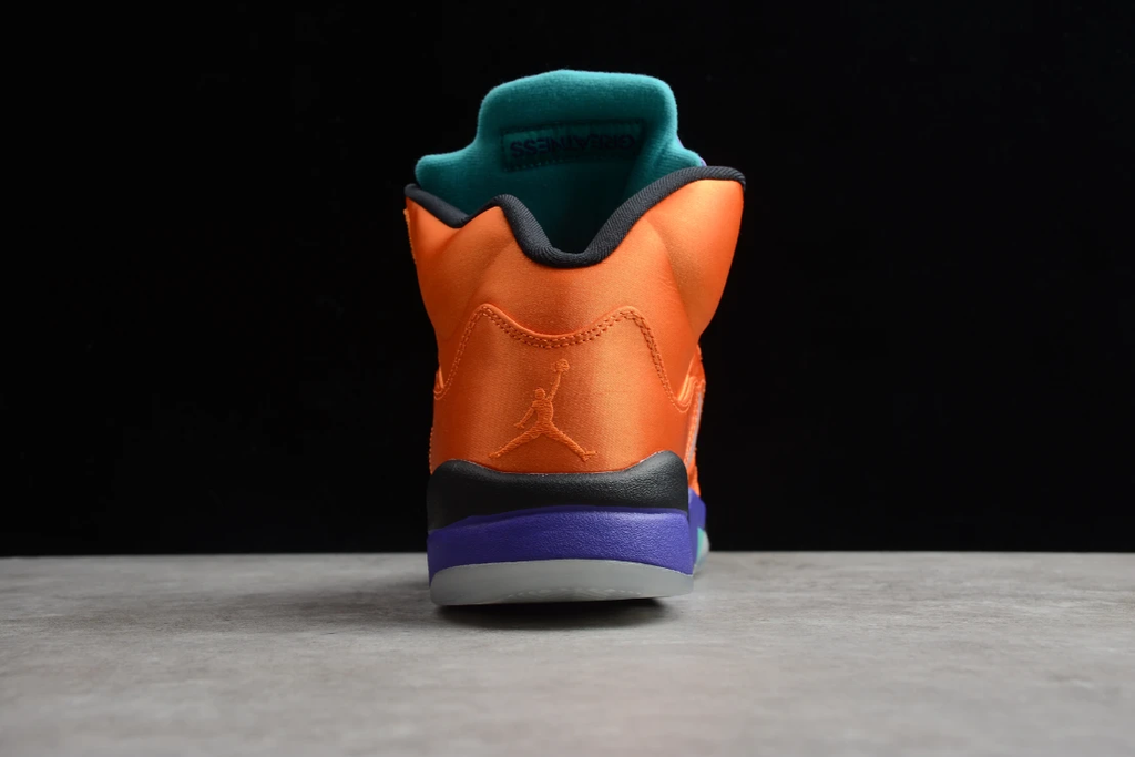 Air Jordan 5 Retro Orange Purple Green by Air Jordan