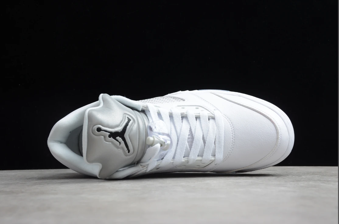 Air Jordan 5 Low GS 'White Wolf Gray' by Air Jordan