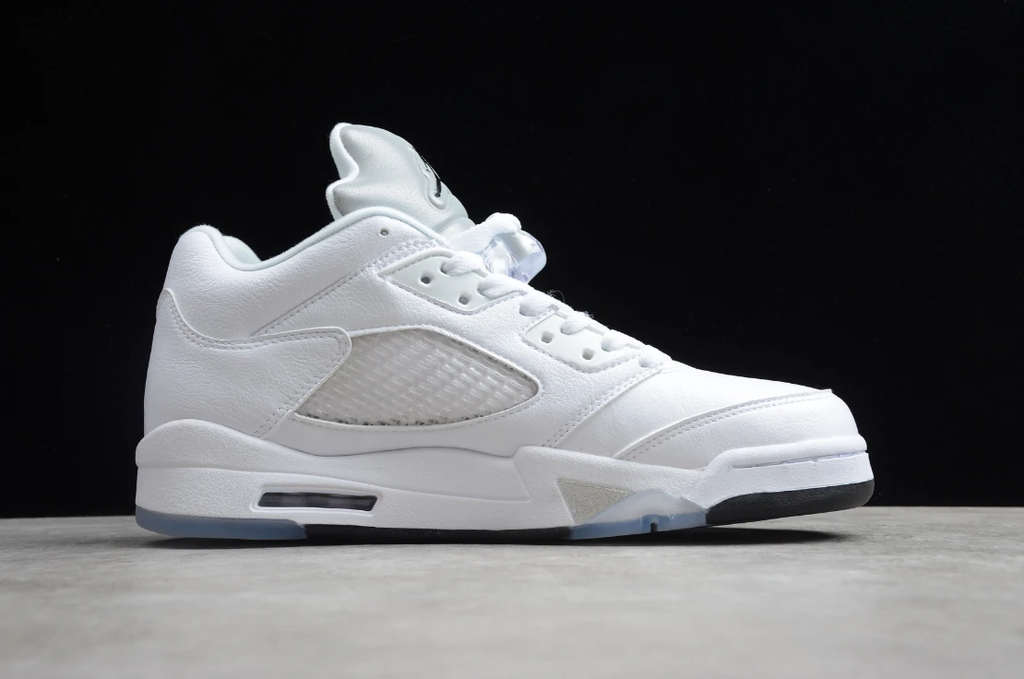 Air Jordan 5 Low GS 'White Wolf Gray' by Air Jordan
