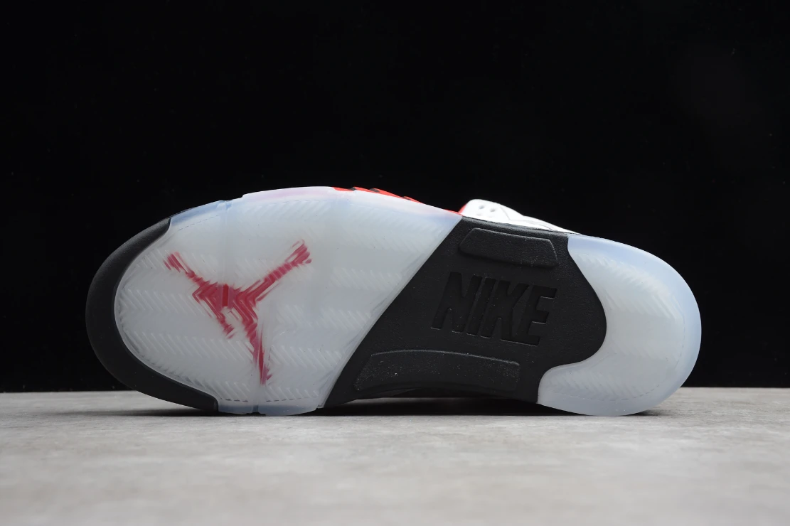 Air Jordan 5 Retro Fire Red Silver Tongue (2020) by Air Jordan