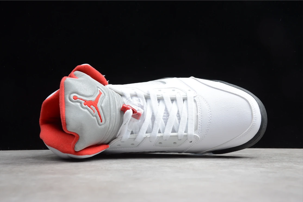 Air Jordan 5 Retro Fire Red Silver Tongue (2020) by Air Jordan