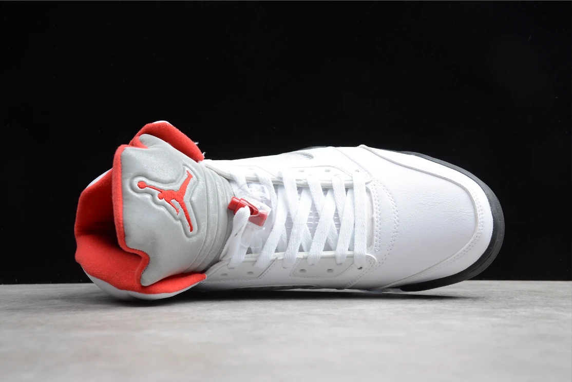 Air Jordan 5 Retro Fire Red Silver Tongue (2020) by Air Jordan