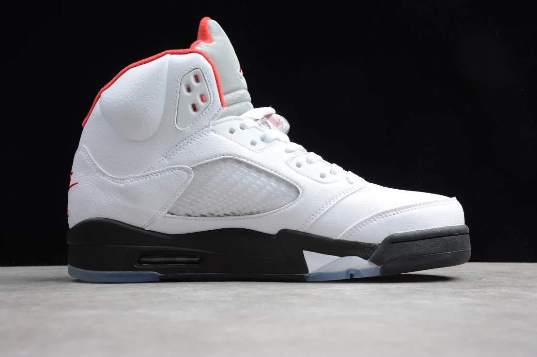 Air Jordan 5 Retro Fire Red Silver Tongue (2020) by Air Jordan