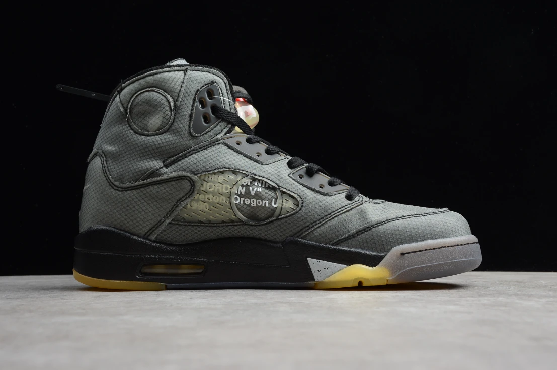 Air Jordan 5 Retro Off-White Black by Air Jordan