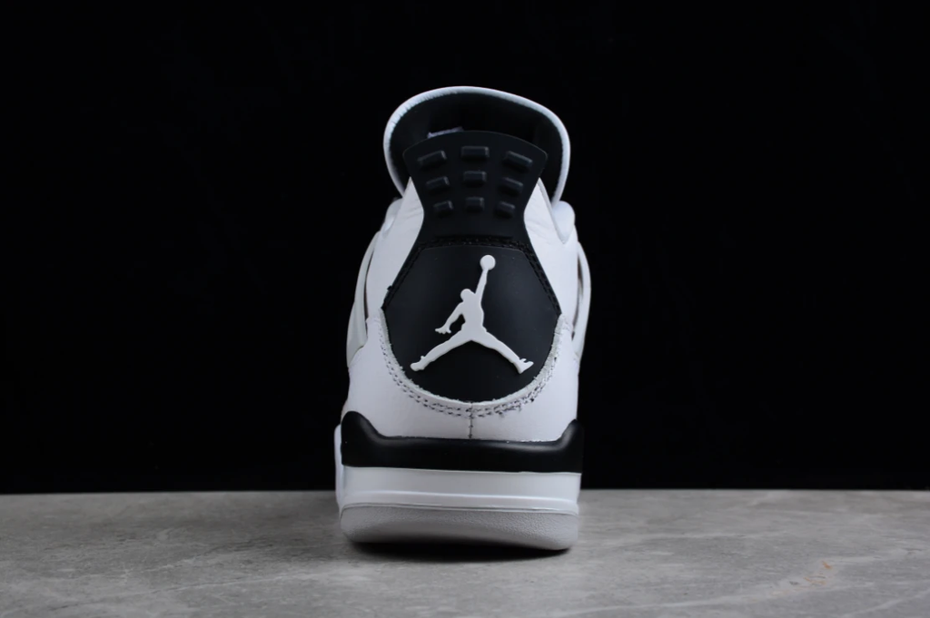 Air Jordan 4 Bright White Military Black by Air Jordan