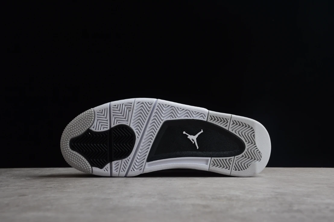 Air Jordan 4 Pale White Military Black by Air Jordan