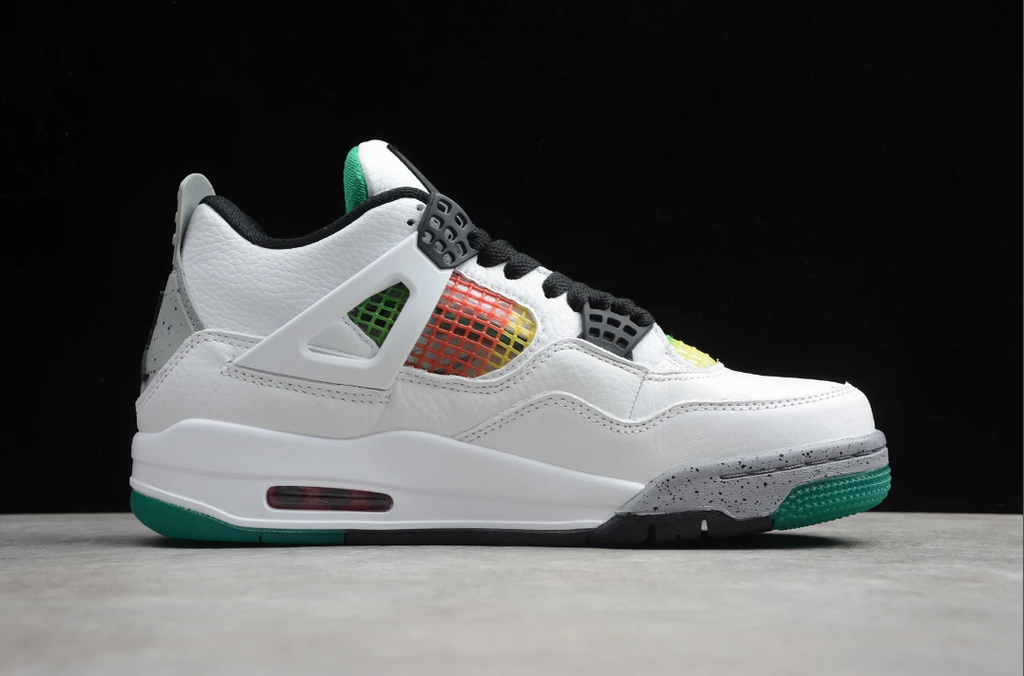Air Jordan 4 Retro Lucid Green Rasta by Air Jordan