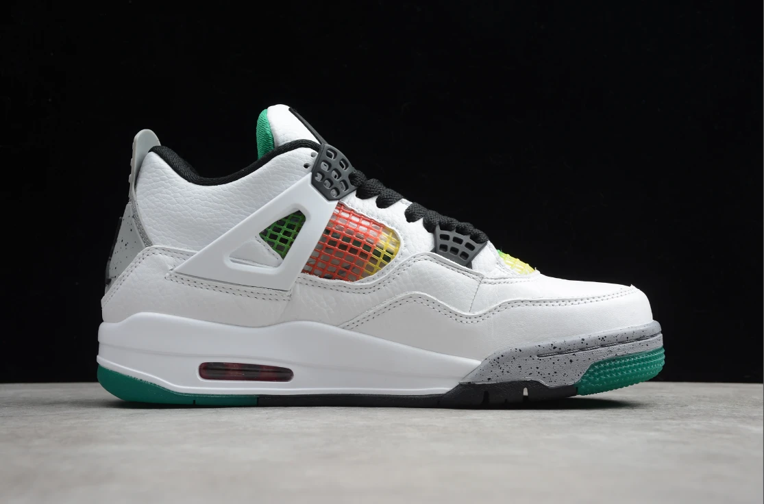 Air Jordan 4 Retro Lucid Green Rasta by Air Jordan
