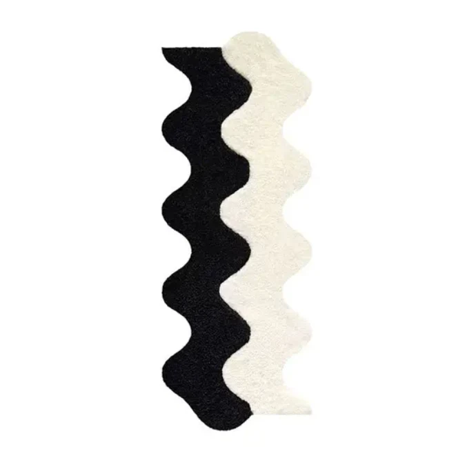 Wavy 2-toned Narrow Rug by Bowlift