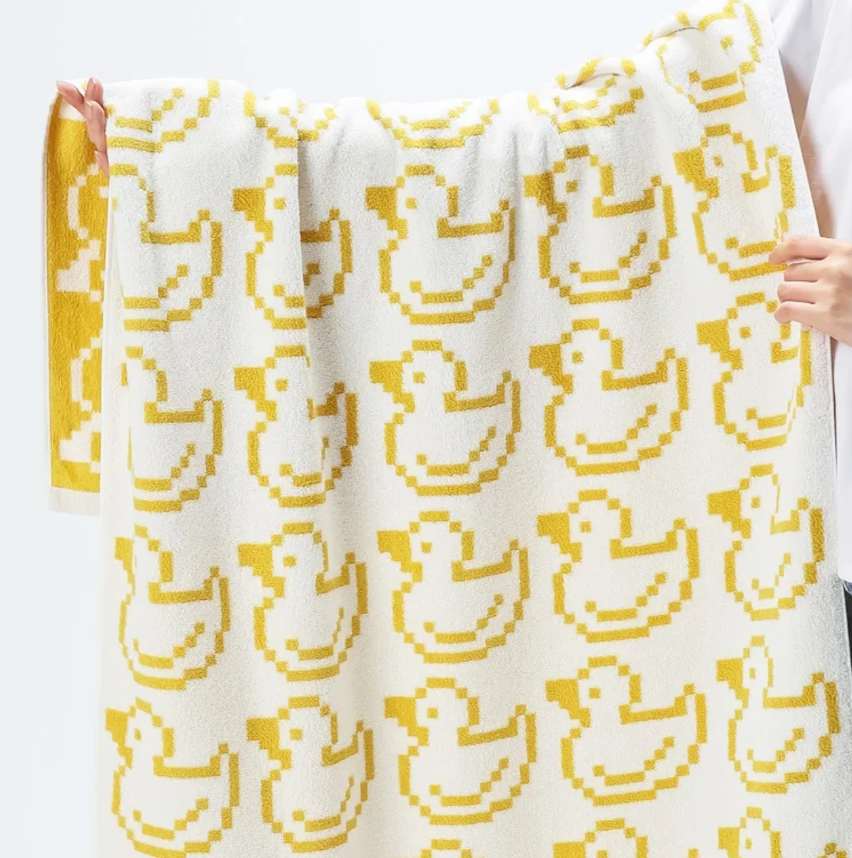 Reversible Animal Print Cotton Towel by Bowlift