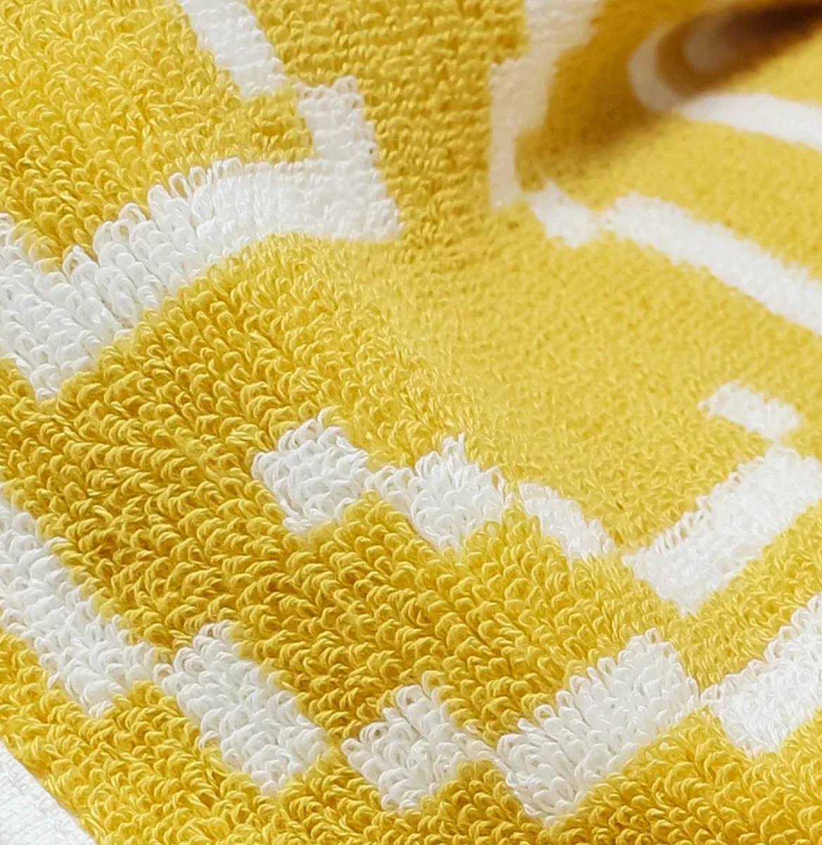 Reversible Animal Print Cotton Towel by Bowlift
