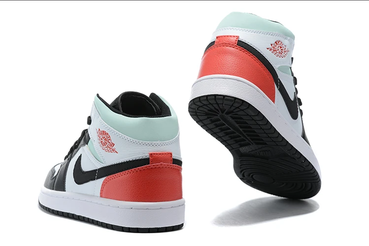 Air Jordan 1 Mid Red Black Toe by Air Jordan
