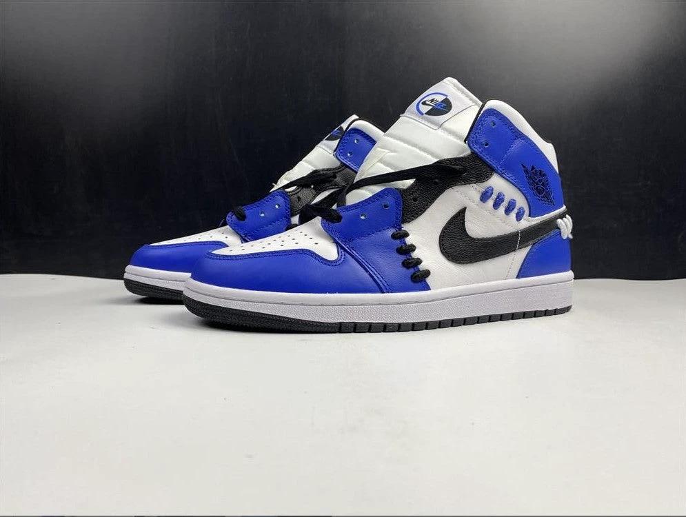Air Jordan Mid SE “Game Royal” White Blue Black Shoes Sneakers by Air Jordan