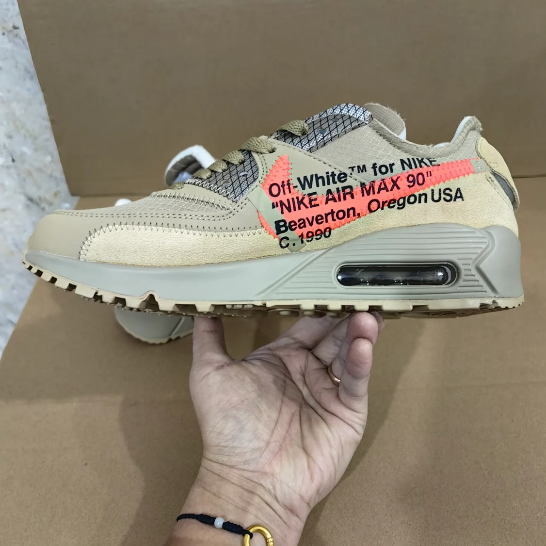 OW x Airforce Max 90 ‘Desert Ore’ Shoes Sneakers by Air Jordan