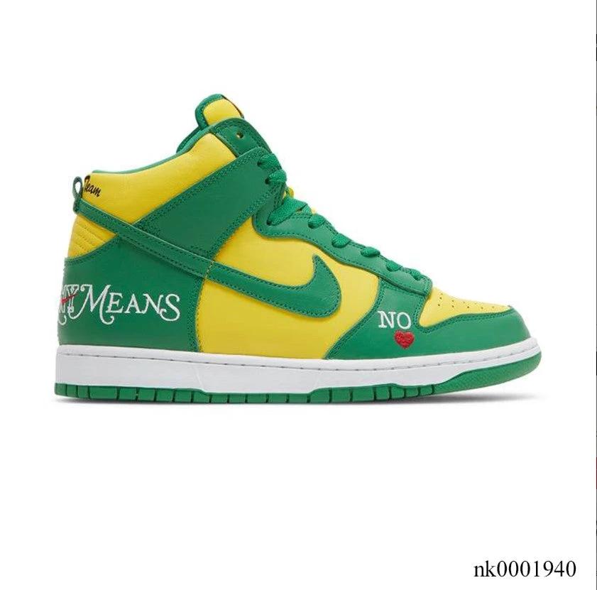 Nike SB Dunk High Supreme By Any Means Brazil Shoes Sneakers by Air Jordan