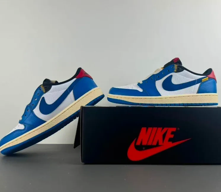 Union LA x AJ 1 Low OG Storm Blue Shoes Sneakers by Air Jordan
