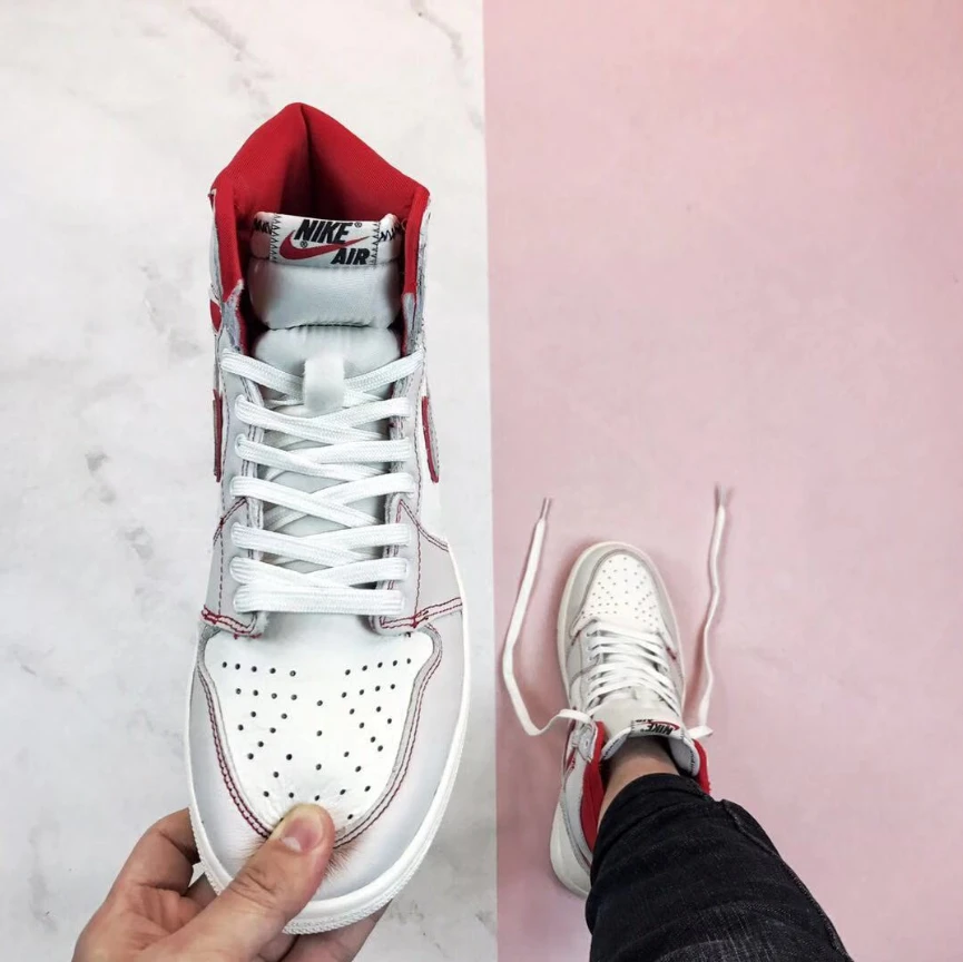 Air Jordan 1 Retro High Phantom Gym Red by Air Jordan