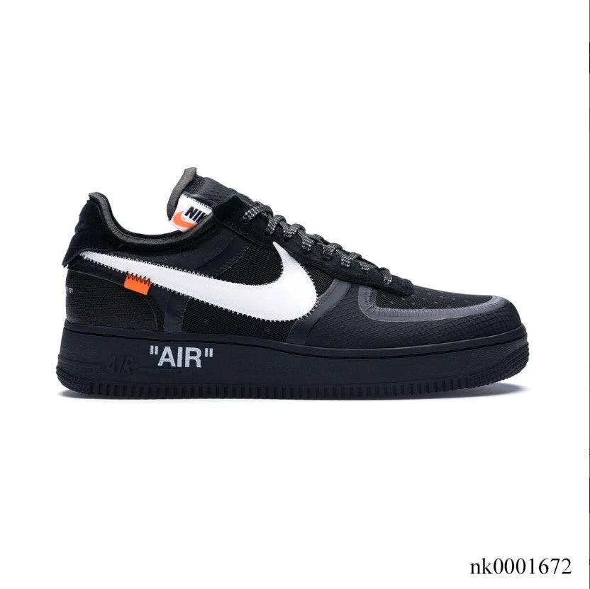 Air Force 1 Low Off-White Black White Shoes Sneakers by Air Jordan