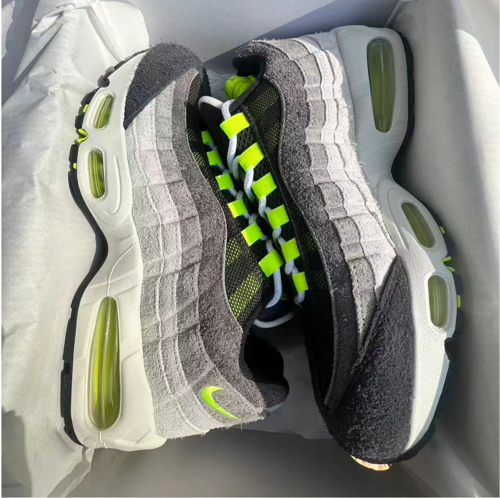 Sergio Lozano x Air Jordan 95 OG ‘Reverse Neon’ Shoes Sneakers by Air Jordan
