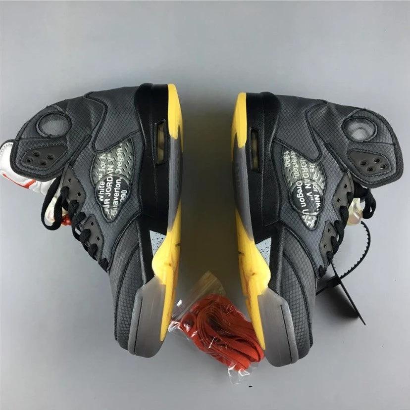 Air Jordan 5 Retro OW Black Shoes Sneakers by Air Jordan