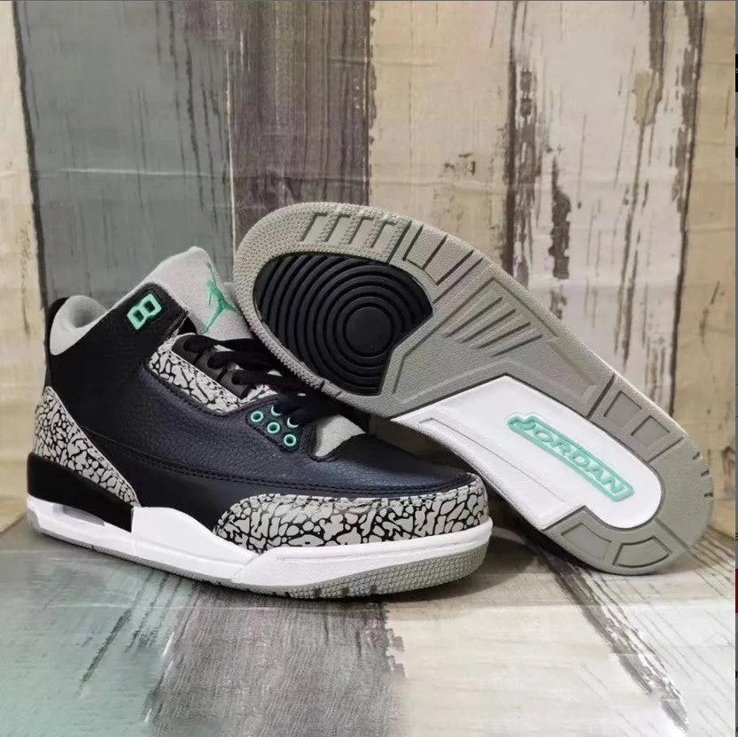 Air Jordan 3 Green Glow Shoes Sneakers by Air Jordan