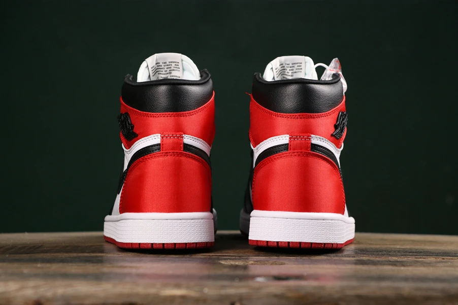 Air Jordan 1 Retro High Satin Black Toe by Air Jordan