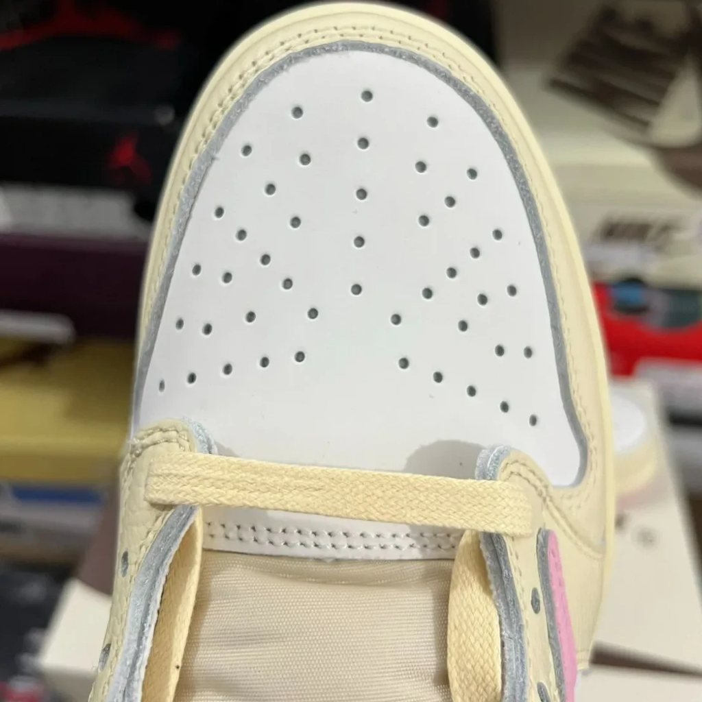 Travis Scott x Air Jordan 1 Low OG Sail Shy Pink Shoes Sneakers by Air Jordan