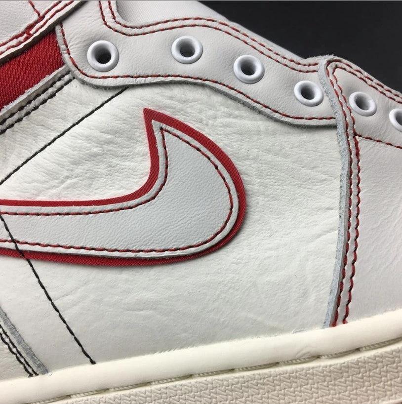 Air Jordan 1 Retro High Phantom Gym Red Shoes Sneakers by Air Jordan
