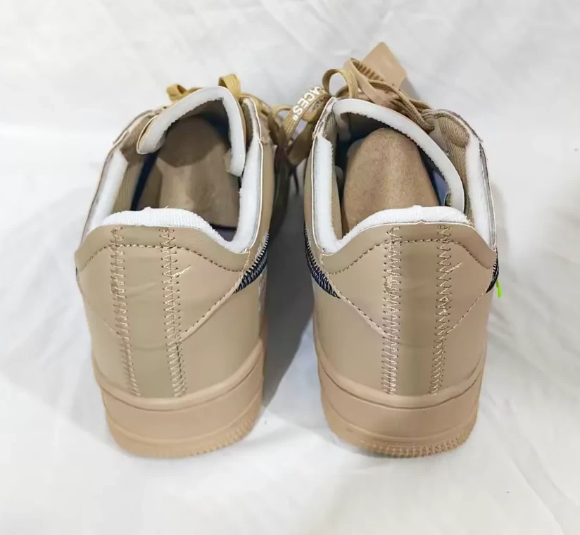 OW x AF 1 Low Sesame Shoes Sneakers by Air Jordan