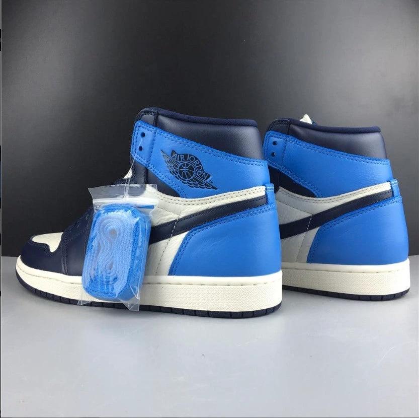 Air Jordan 1 Retro High Obsidian UNC Shoes Sneakers by Air Jordan