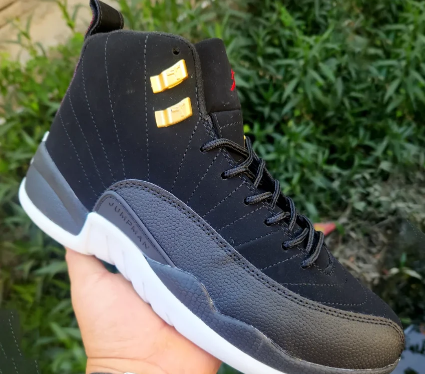 Air Jordan 12 Reverse Taxi Shoes Sneakers by Air Jordan