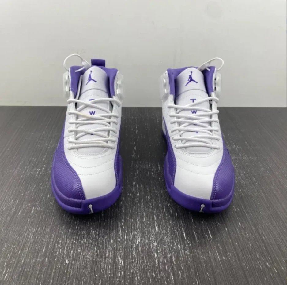Air Jordan 12 White Field Purple Shoes Sneakers by Air Jordan