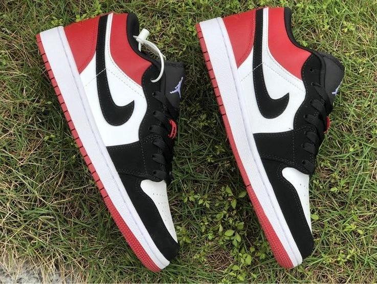 Air Jordan 1 Low Black Toe Shoes Sneakers by Air Jordan