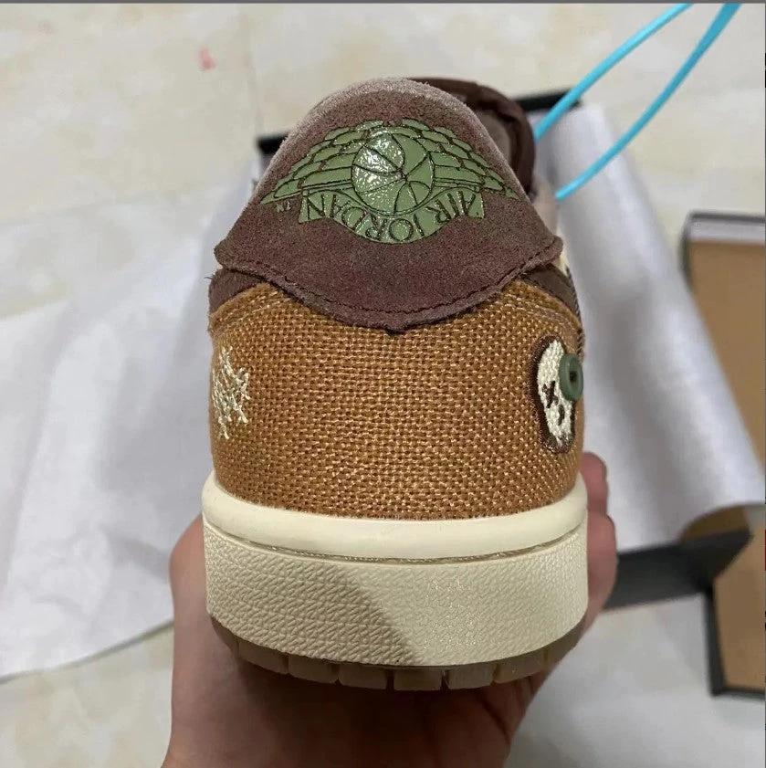 Zion Williamson x Air Jordan 1 Low OG Voodoo Shoes Sneakers by Air Jordan