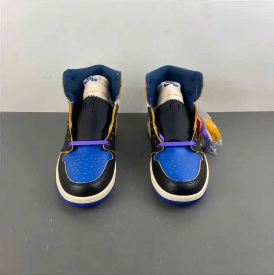 Fragment x Union LA x Air Jordan 1 High OG Sport Royal Shoes Sneakers by Air Jordan