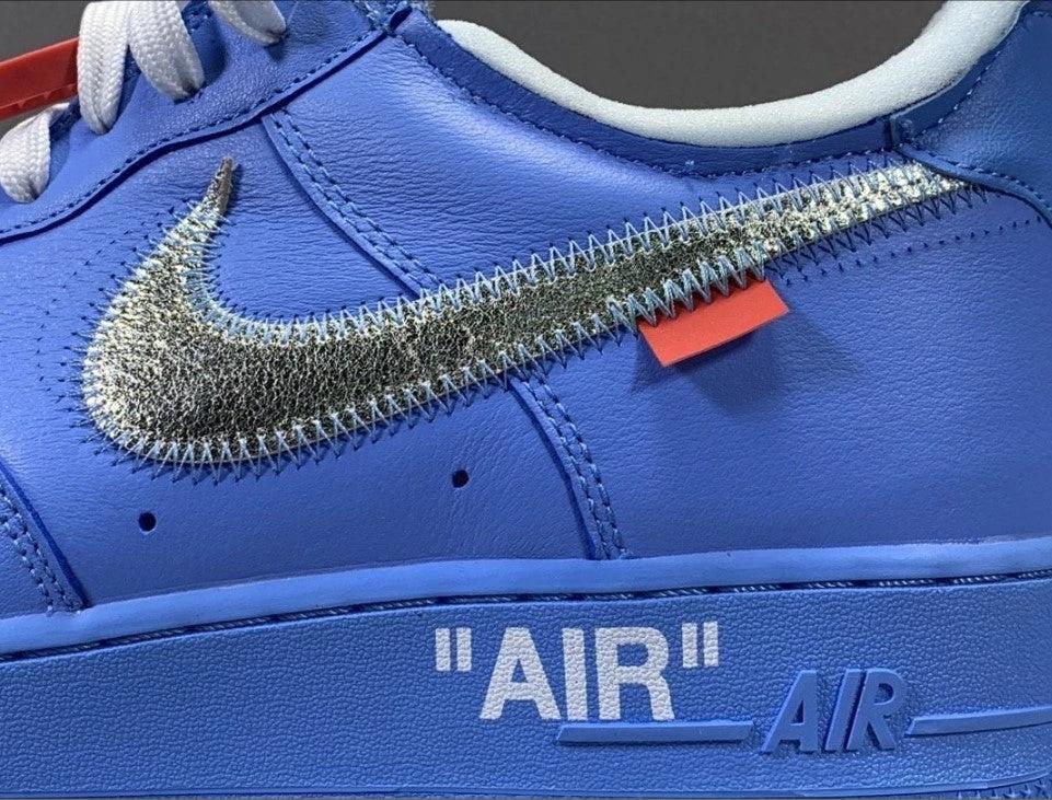 Air Force 1 Low Off-White MCA University Blue Shoes Sneakers by Air Jordan